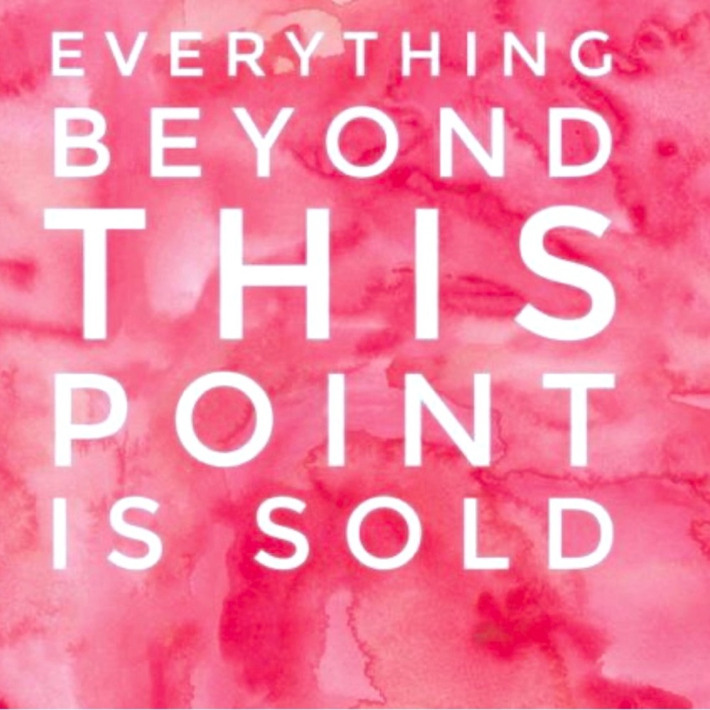 Everything past this point have been sold. Thank you for stopping by 😊